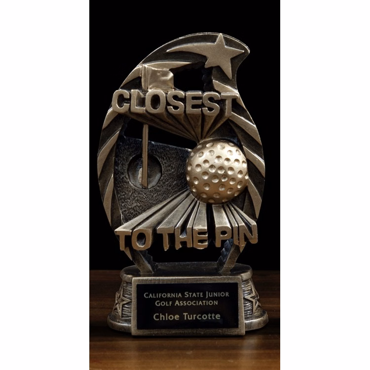 Arched Resin Closest To The Pin Award