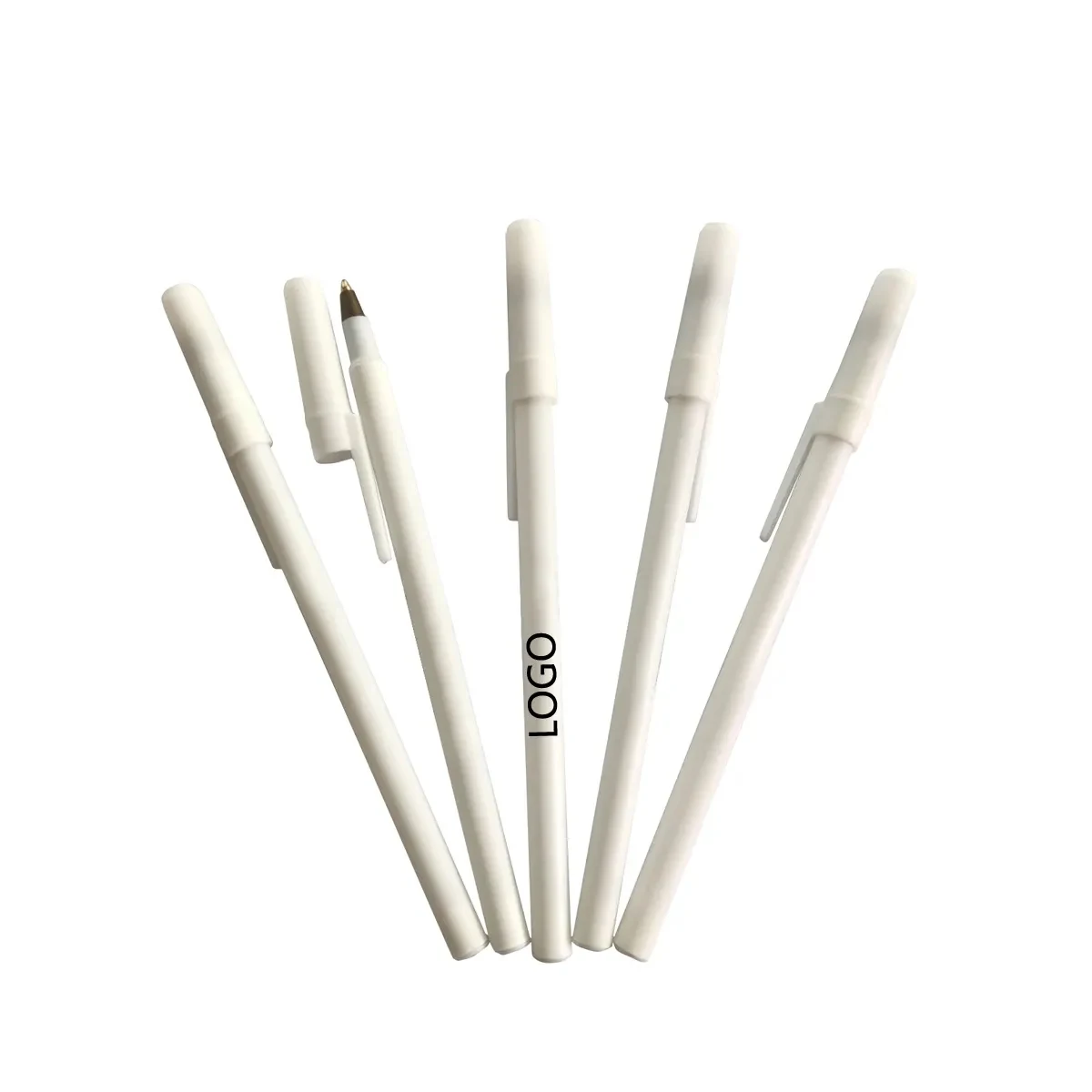 Classic Stick Pens With Colored Cap 1