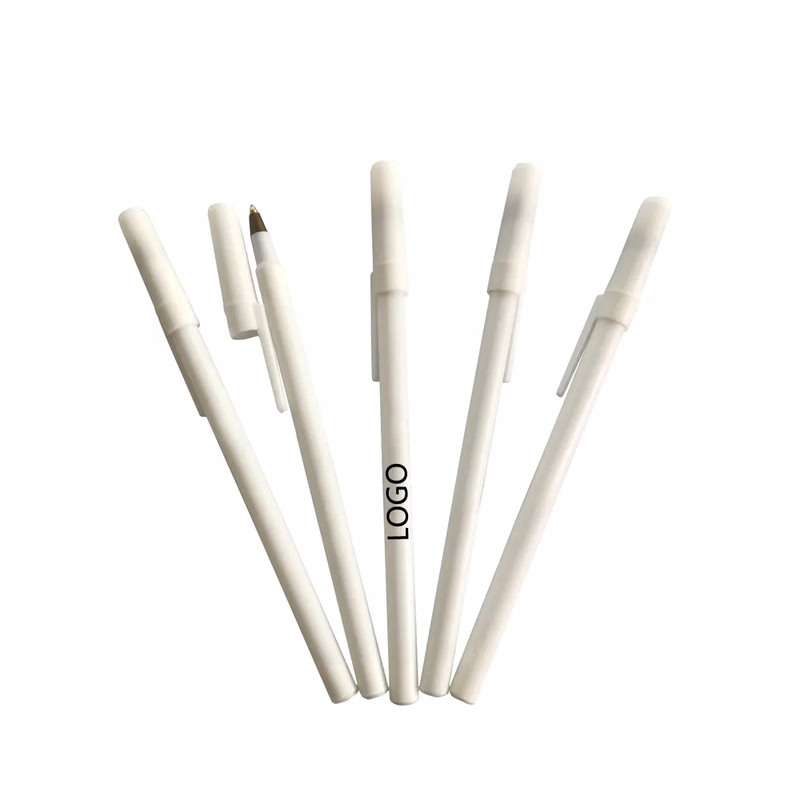 Classic Stick Pens With Colored Cap