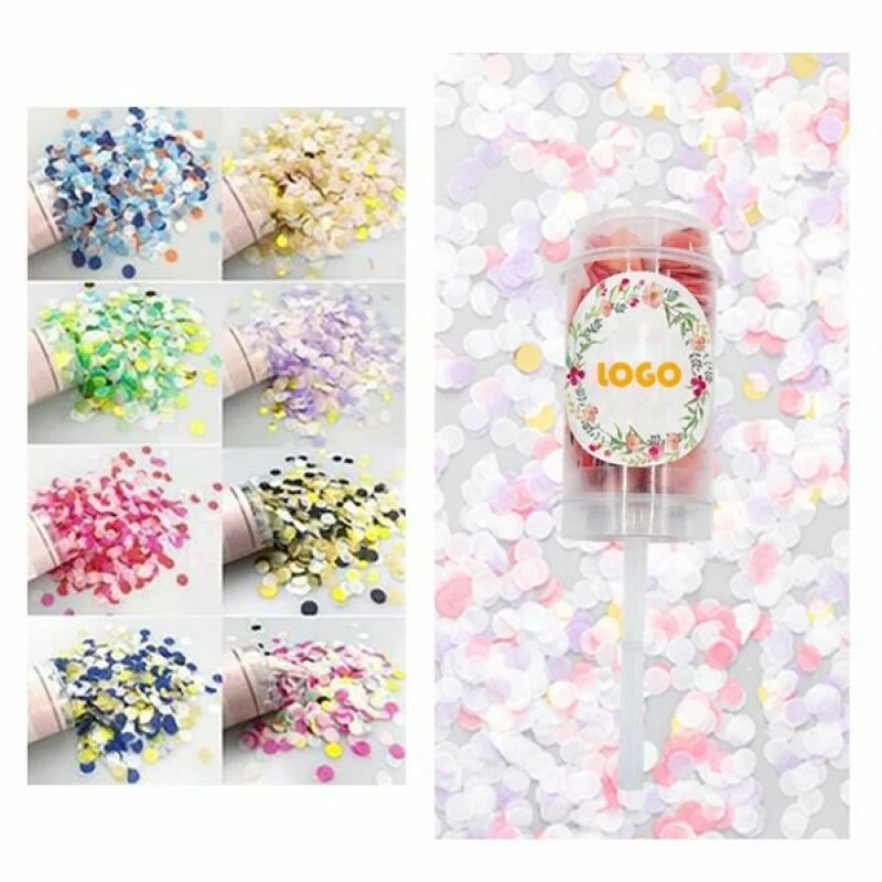 Push-pop confetti Foil Tissue for party decor 1