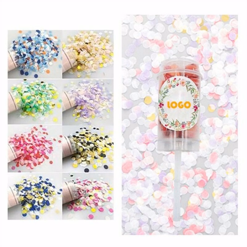 Push-pop confetti Foil Tissue for party decor