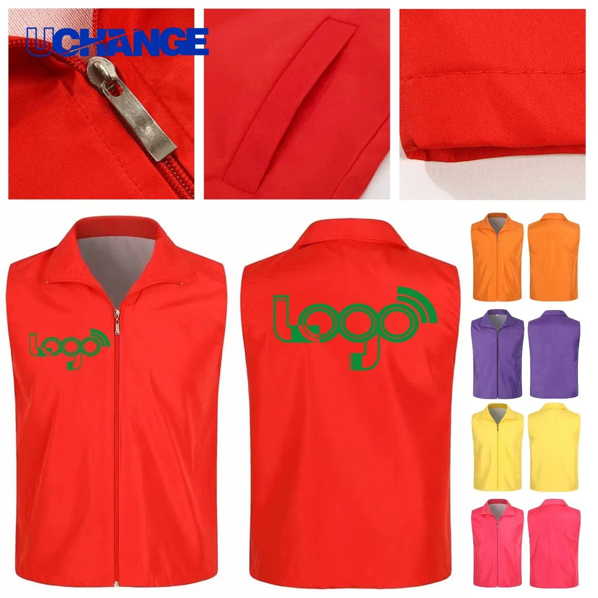 Volunteer Sleeveless Vest with Logo 1