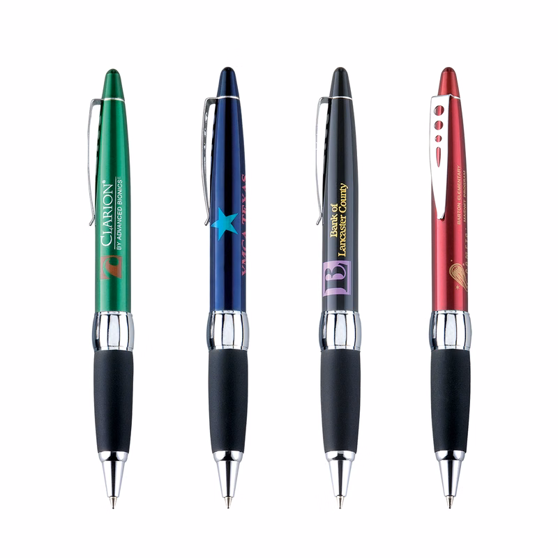 Helios-II Promotional Twist Pen with Colored Top