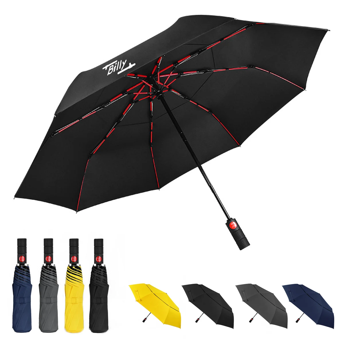 Portable Collapsible Umbrella Compact Travel 1