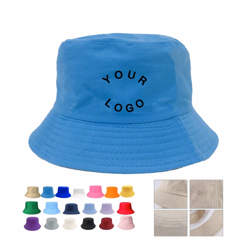Cotton Brim Bucket Hat Casual Wear