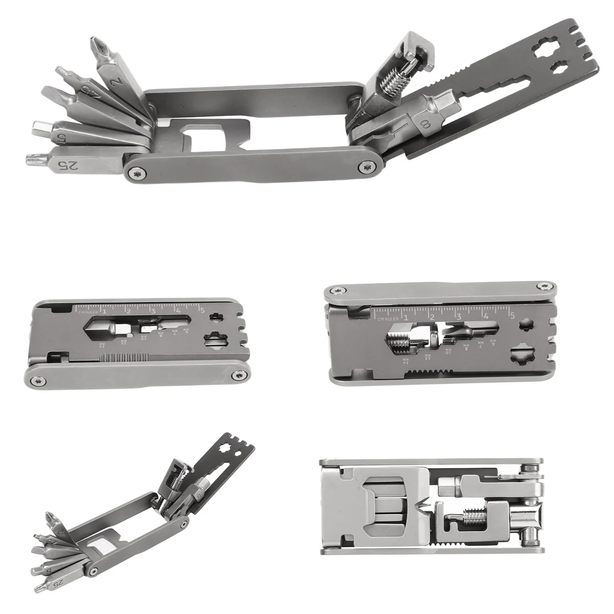 Stainless steel multi-functional bicycle repair tool 1