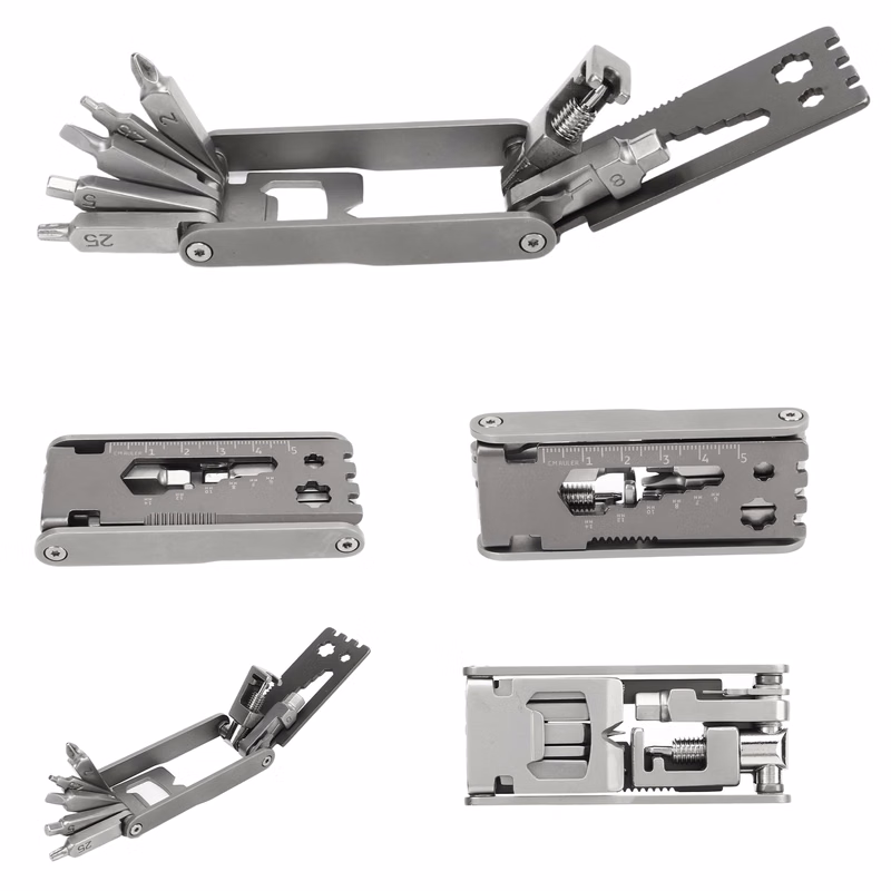 Stainless steel multi-functional bicycle repair tool