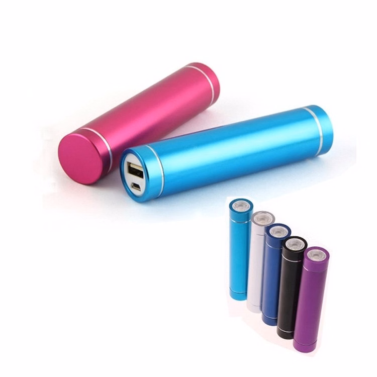 Portable Cylinder Power Bank 2200 mAh