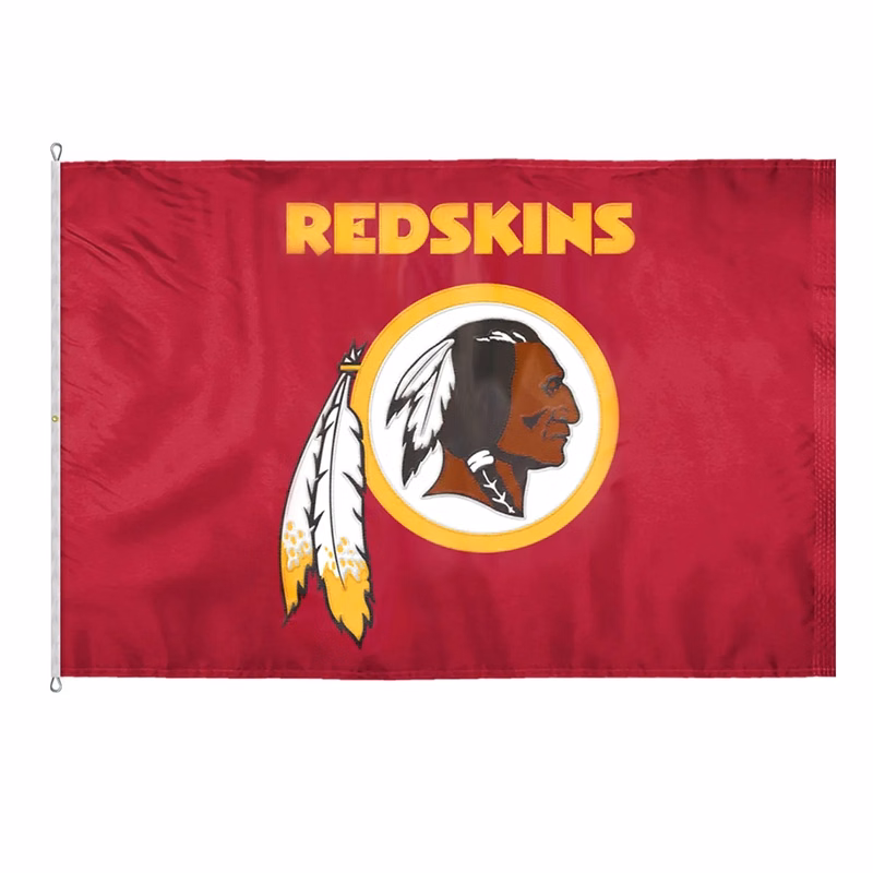 Applique & Embroidered Flag 12' x 18' Nylon
