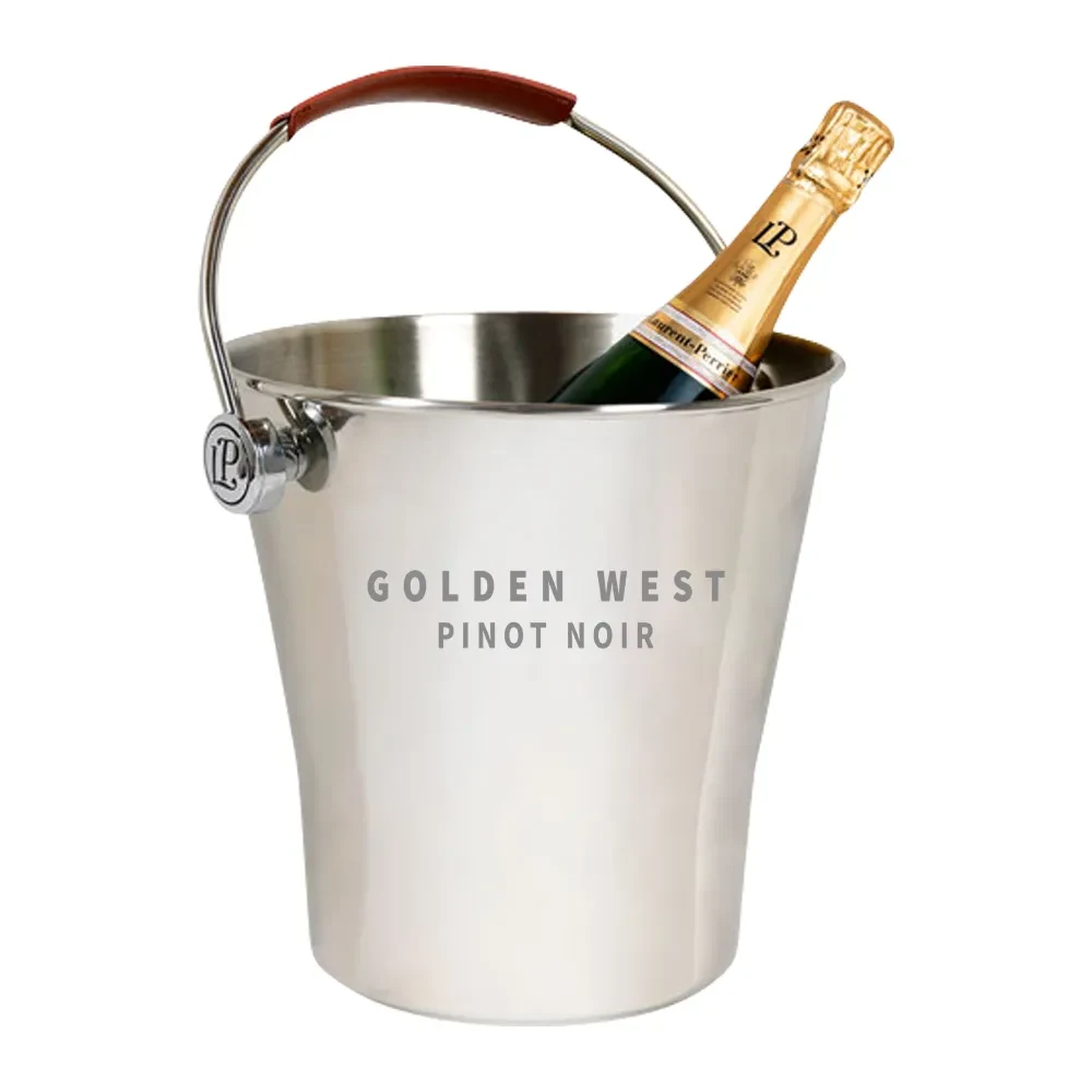 Small Metal Perrier Ice Bucket 1