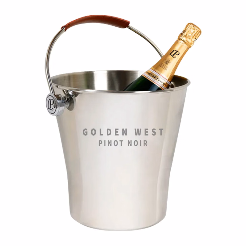 Small Metal Perrier Ice Bucket