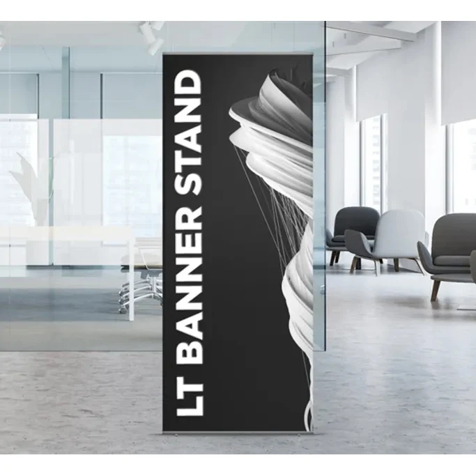 LT Banner Stands with Double Sided Hardware (2.5ft x 6ft) 1