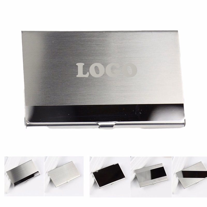 MOQ 10 pcs Metal Business Card Case