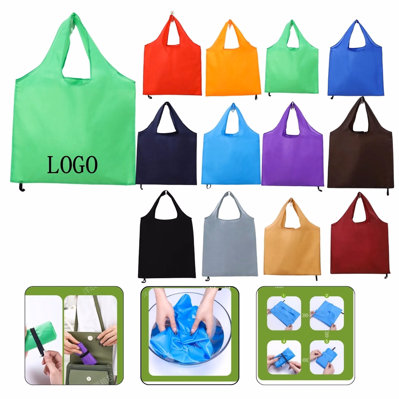 14.96" x 15.75" Reusable Polyester Tote Bag Bundle