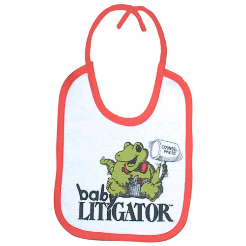 Small Baby Bib with Tiestrings