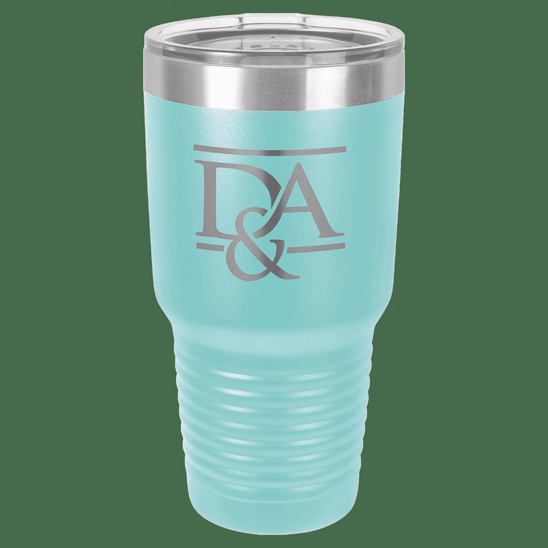 Polar Camel 30 oz. Teal Ringneck Vacuum Insulated Tumbler with Clear Lid
