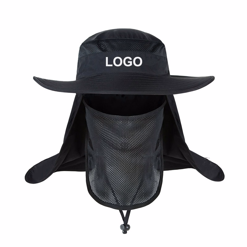 Mesh Shawl Fisherman Bucket Hat