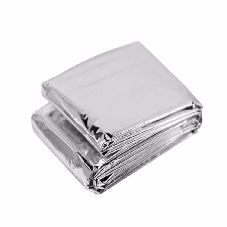 Mylar Emergency Blankets - Silver 82" x 55"