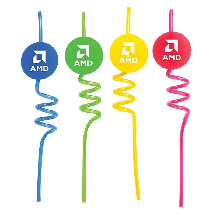 Silly Straws w/ Medallion 1