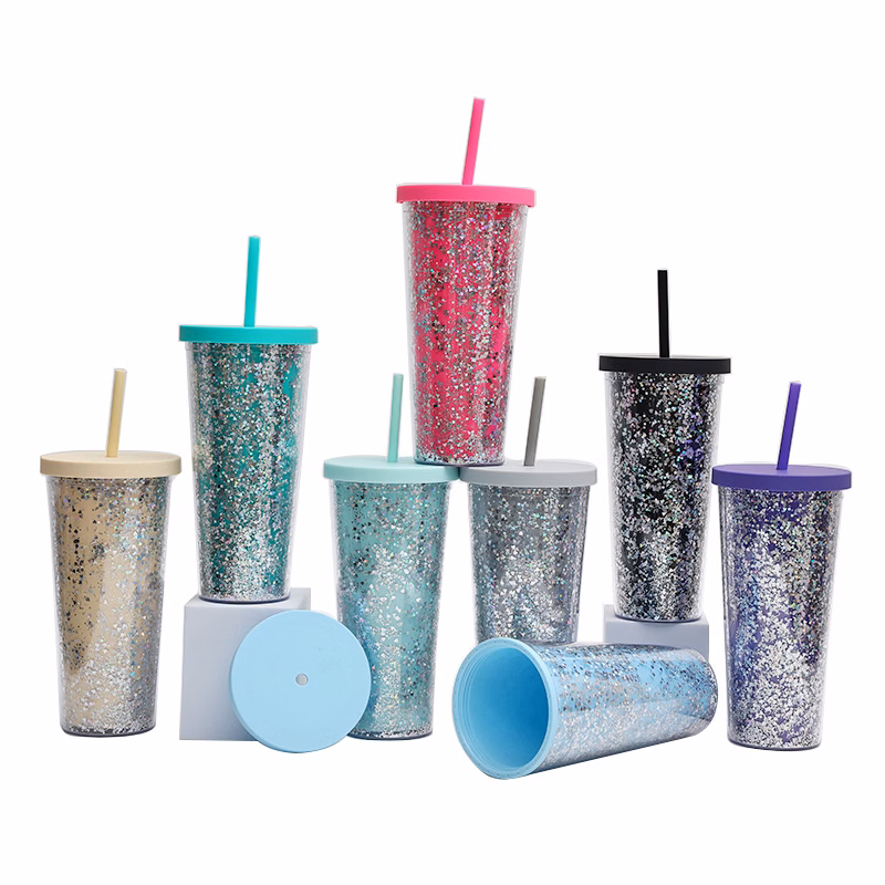 24oz Wavy Edge Straight Tumbler