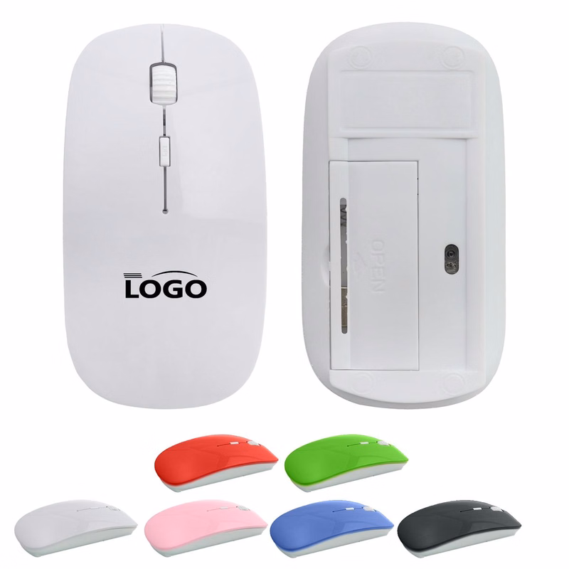 Ultra-thin Mini USB 2.4G Wireless Optical Mouse 3 DPI Modes