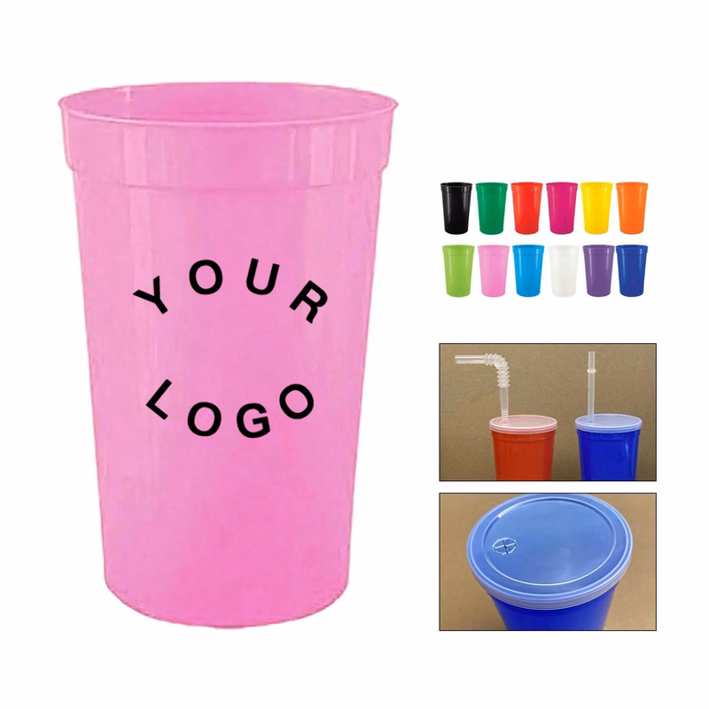 16oz Colorful Recyclable Cup for Parties and Sports