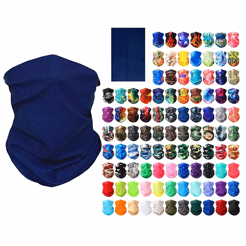 Seamless UV Protection Sublimation Neck Gaiter Masks