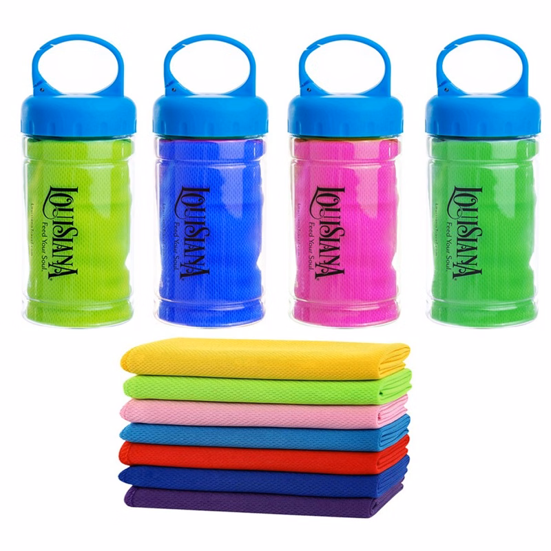 Cooling Towel in Carry Bottle