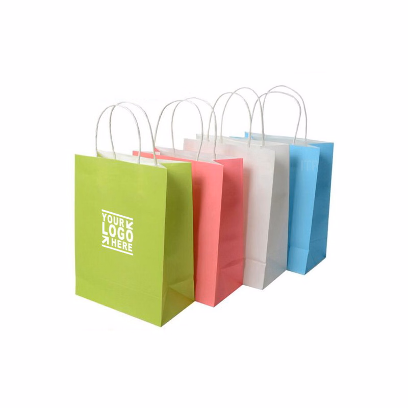 Kraft Paper Shopping Bag 8" x 10" x 1/4"