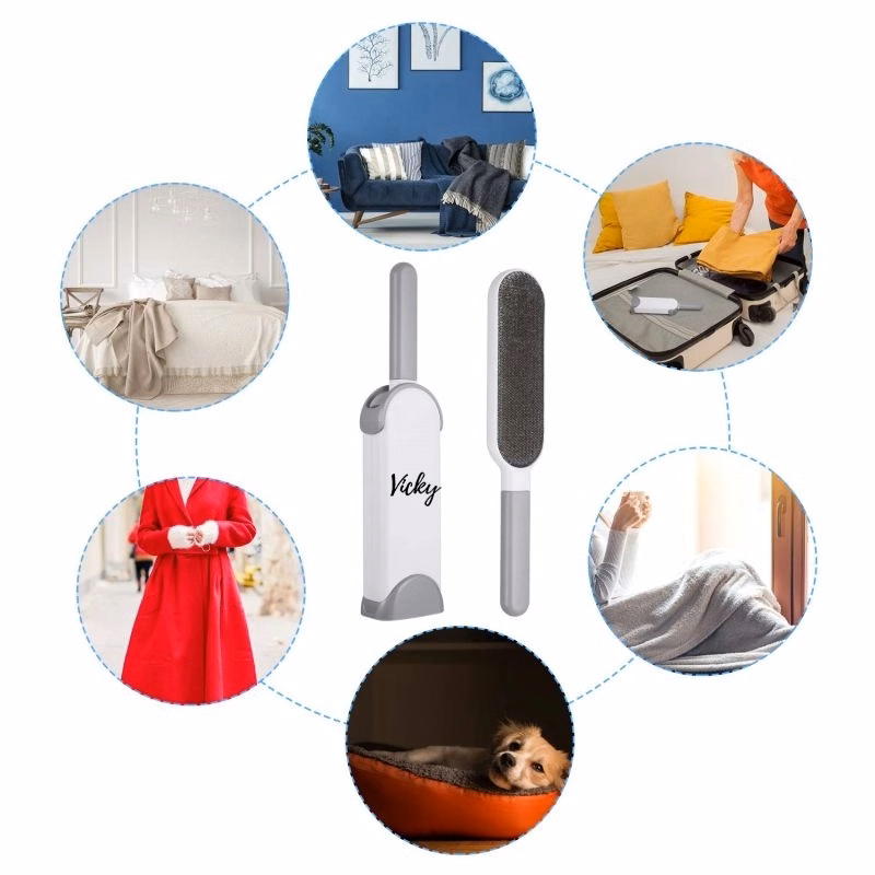 Double-Sided Reusable Pet Hair Removal Brush