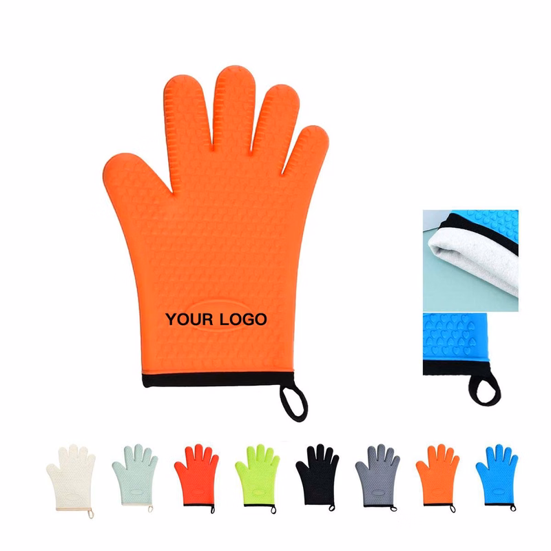 Protective Silicone Kitchen Gloves with Hanging Loop