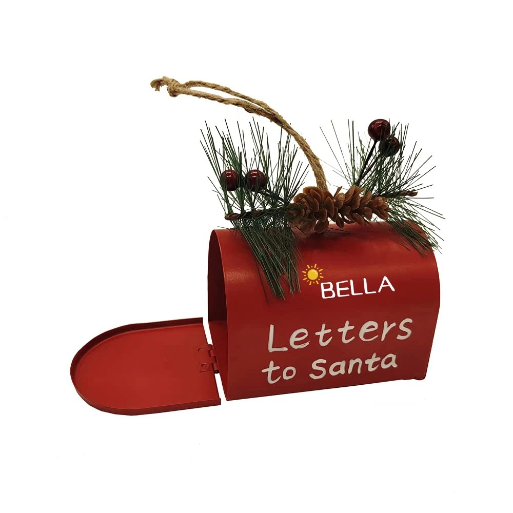 Creative Christmas Mail Box Swag With Pine 1