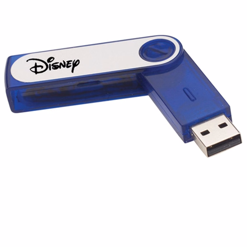 Slick USB Flash Drive w/Key Chain (512 MB)