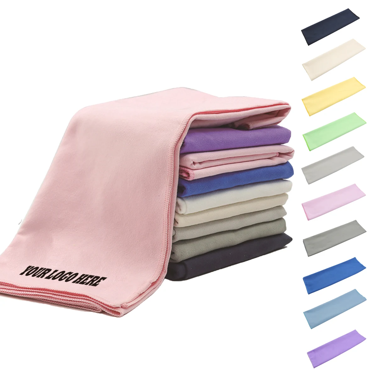 Personalized Quick-Dry Fitness Towel with Full-Color Printing 1