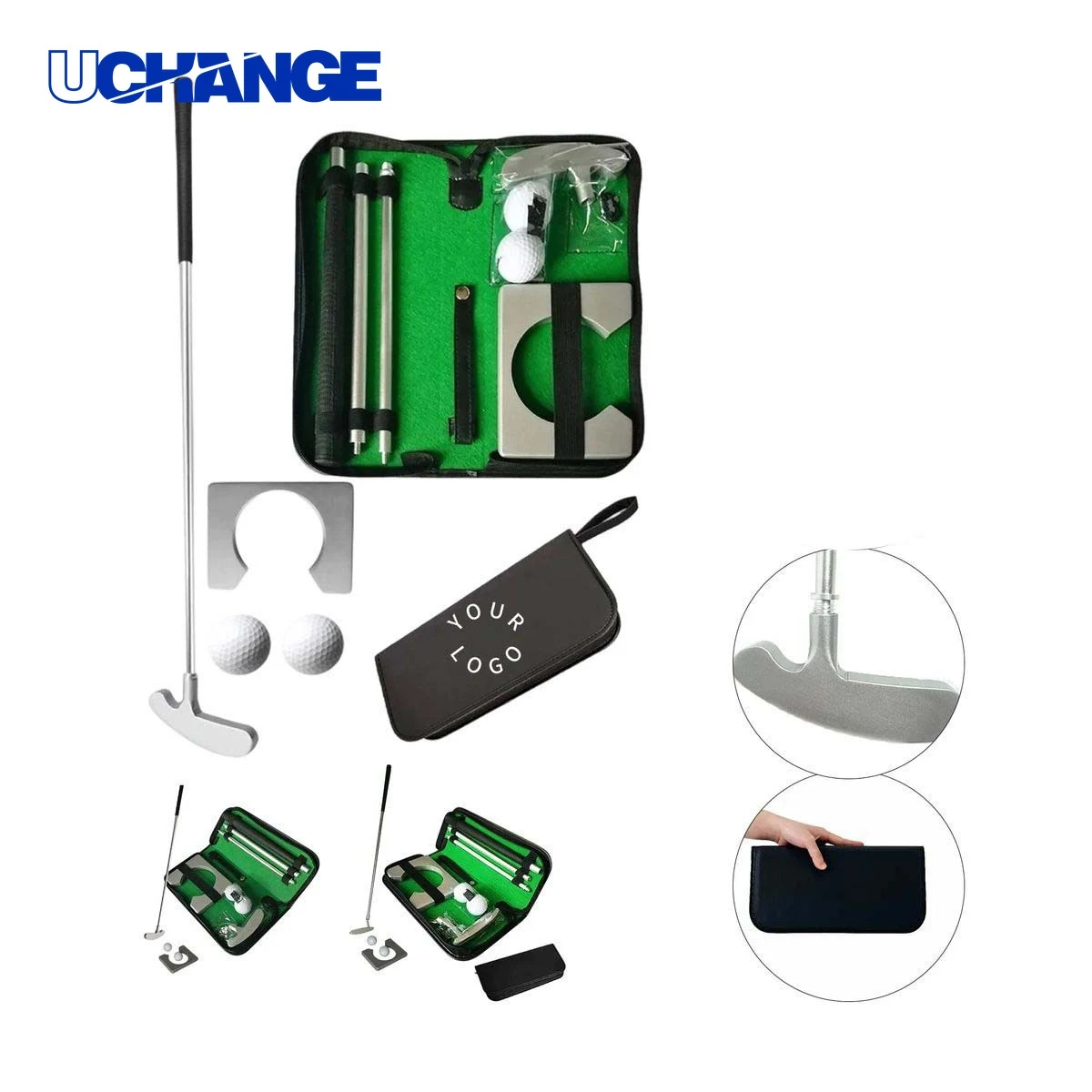 Portable Golf Putter Set with Non Slip Grip 1