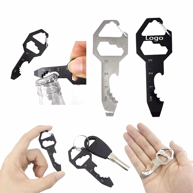 6 In 1 Keychain Bottle Opener Multitool