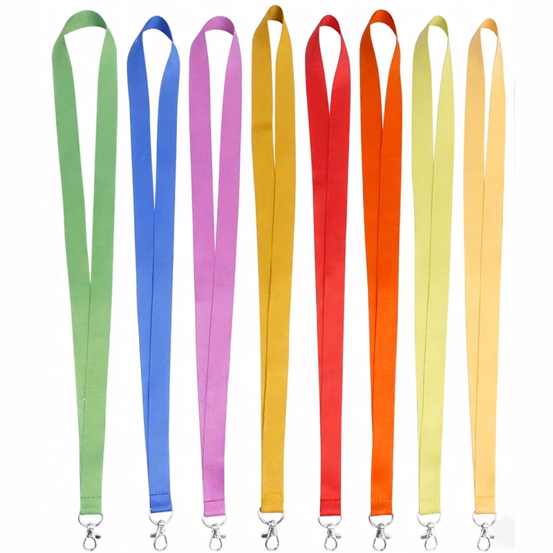 Full-Color Heat-Transfer Lanyard with Metal J-Hook