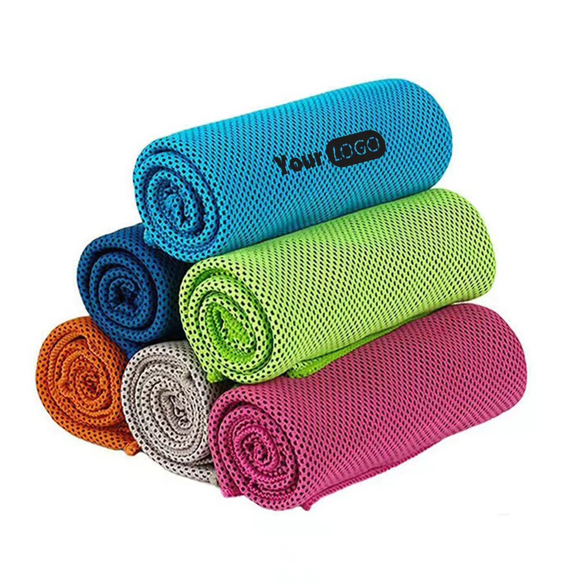 Polyester Cooling Towel With Custom Logo 1