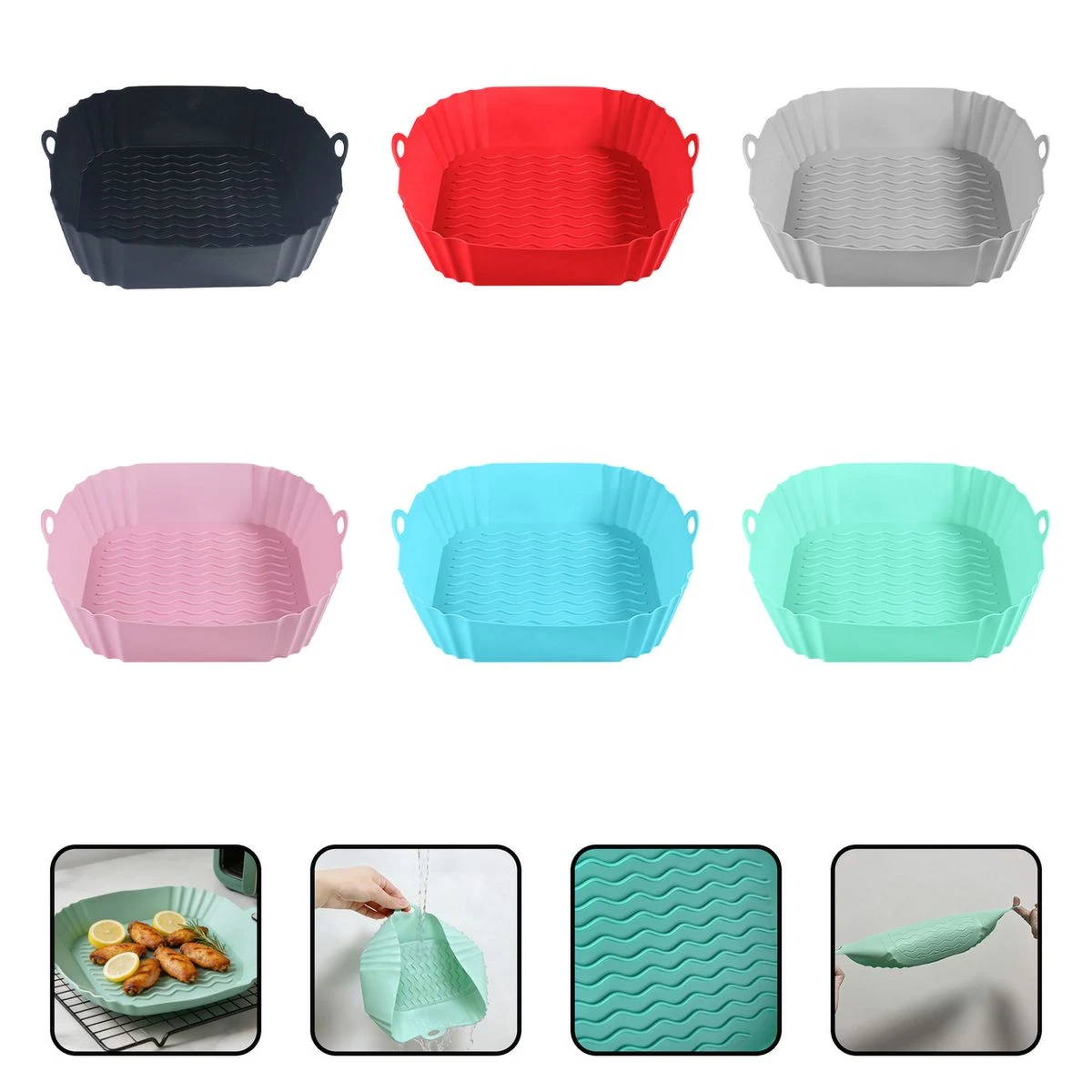 Handled Heat-Resistant Basket Insert 1