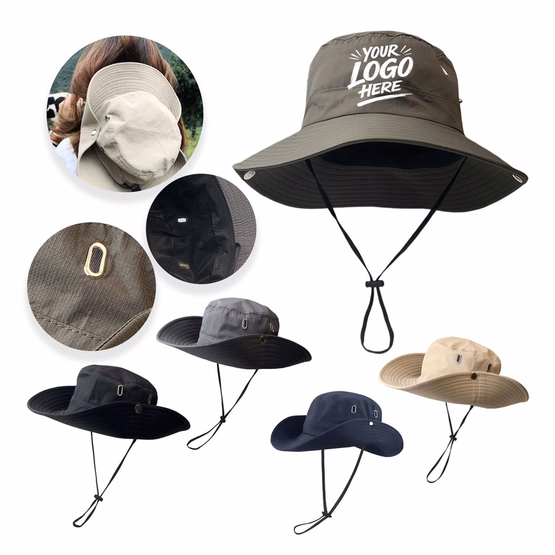UPF50+ Breathable Boonie Hat With Wide Brim