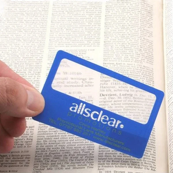 Custom Credit Card Magnifier 1