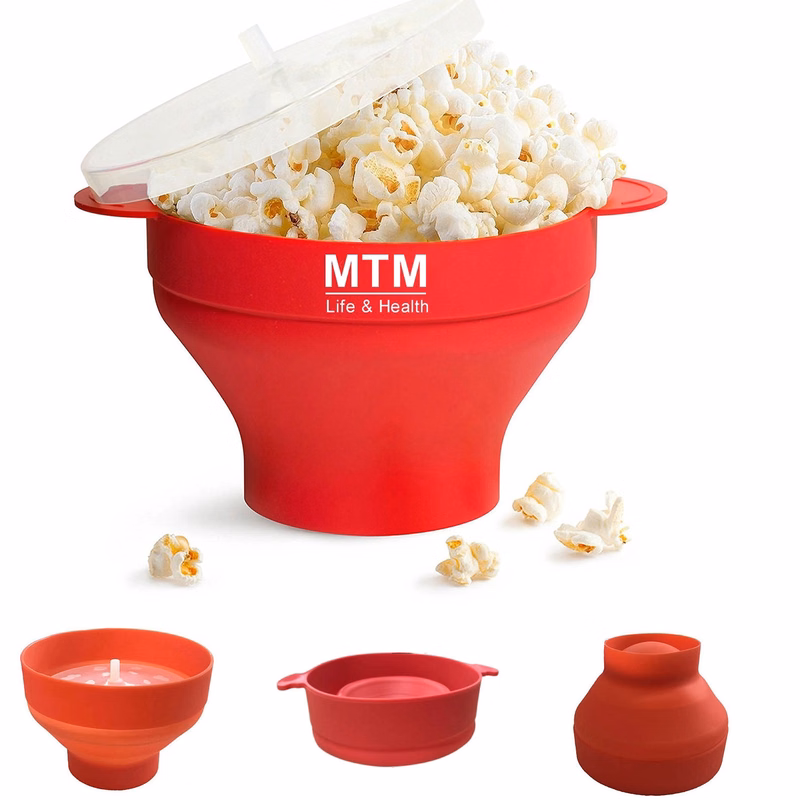 Microwave Silicone Personal Popcorn Popper Maker