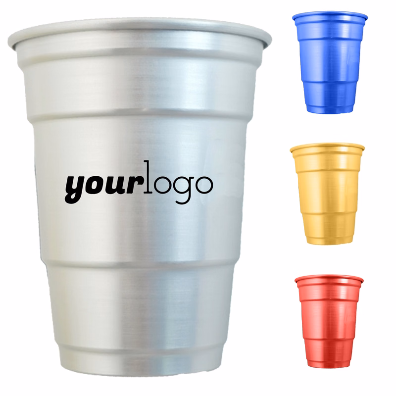 Durable 16 oz Recyclable Aluminum Beverage Cup