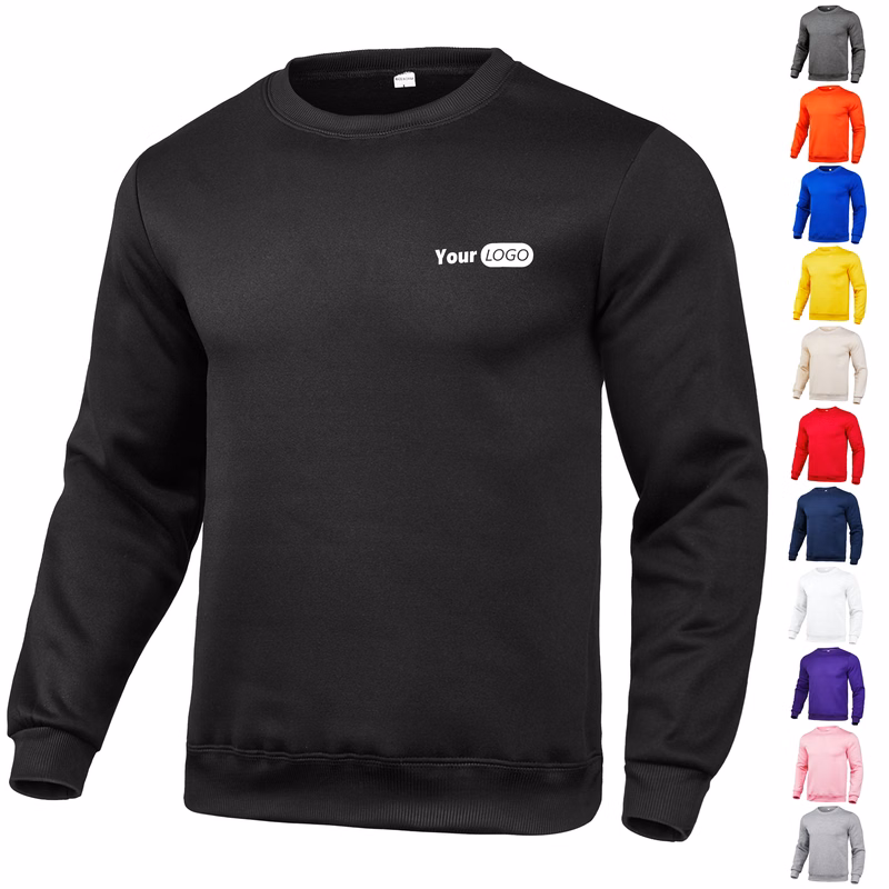 Polyester Round Neck Sports Hoodie