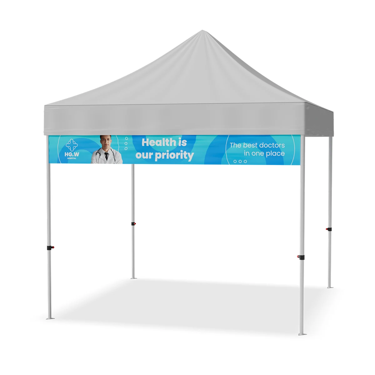 Tent Valance Banner for 10' Tent 1