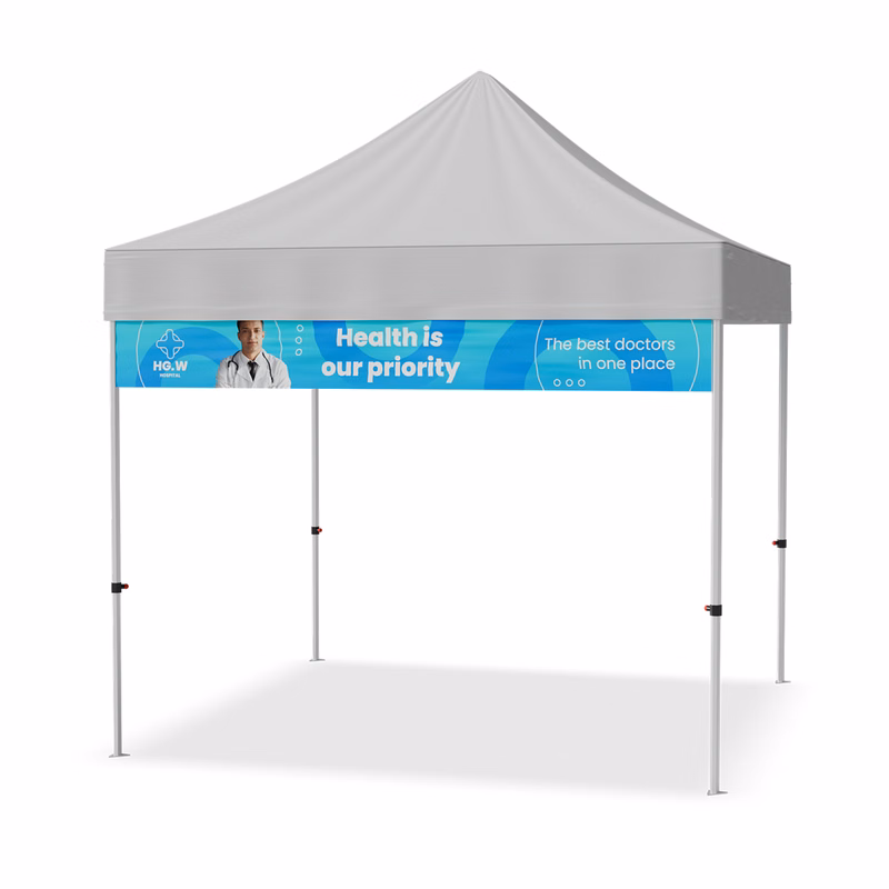 Tent Valance Banner for 10' Tent