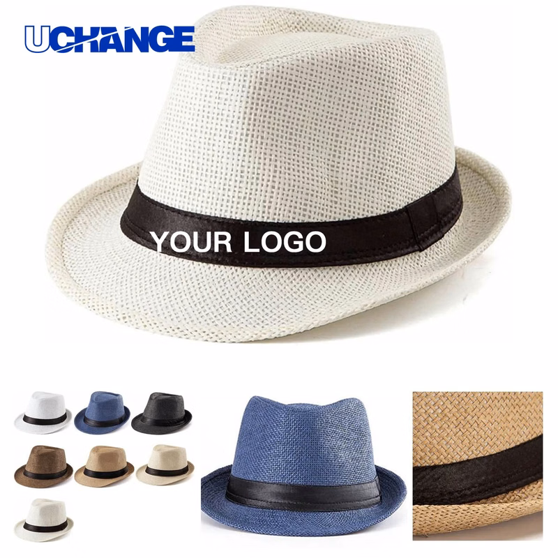 Breathable Papyrus Straw Travel Hat Headwear for Summer Use