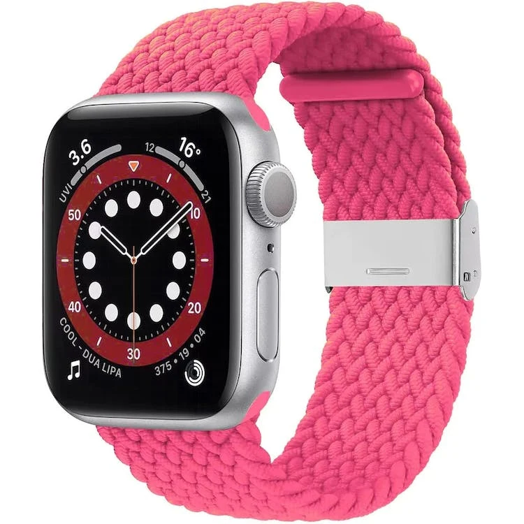 Apple Watch Braided Bands - Flamingo Pink Nylon 42mm/44mm/45mm 1