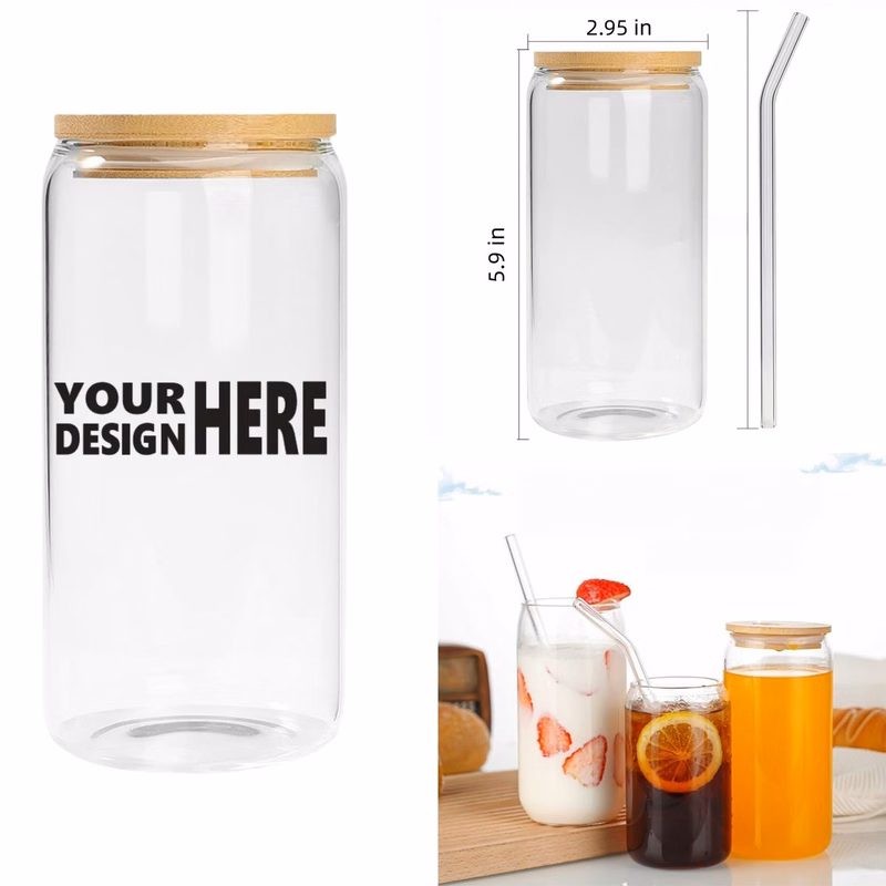 Cola Can Shaped Glass Mug