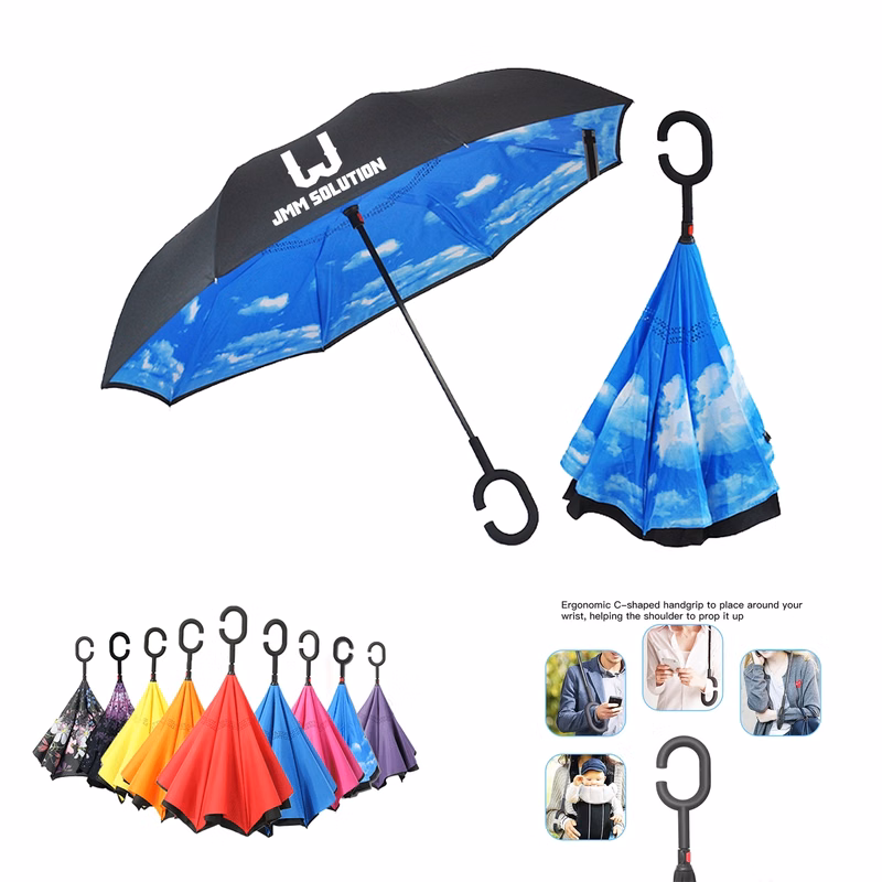 Double Layer Inverted Reverse Umbrella